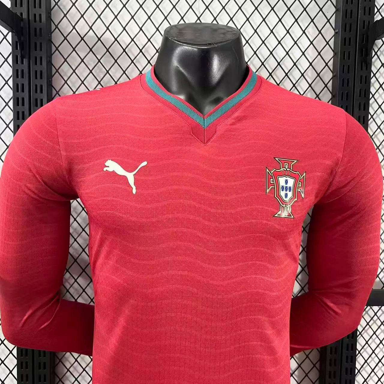 2026 Portugal Home Long-Sleeve Jersey – Player Version
