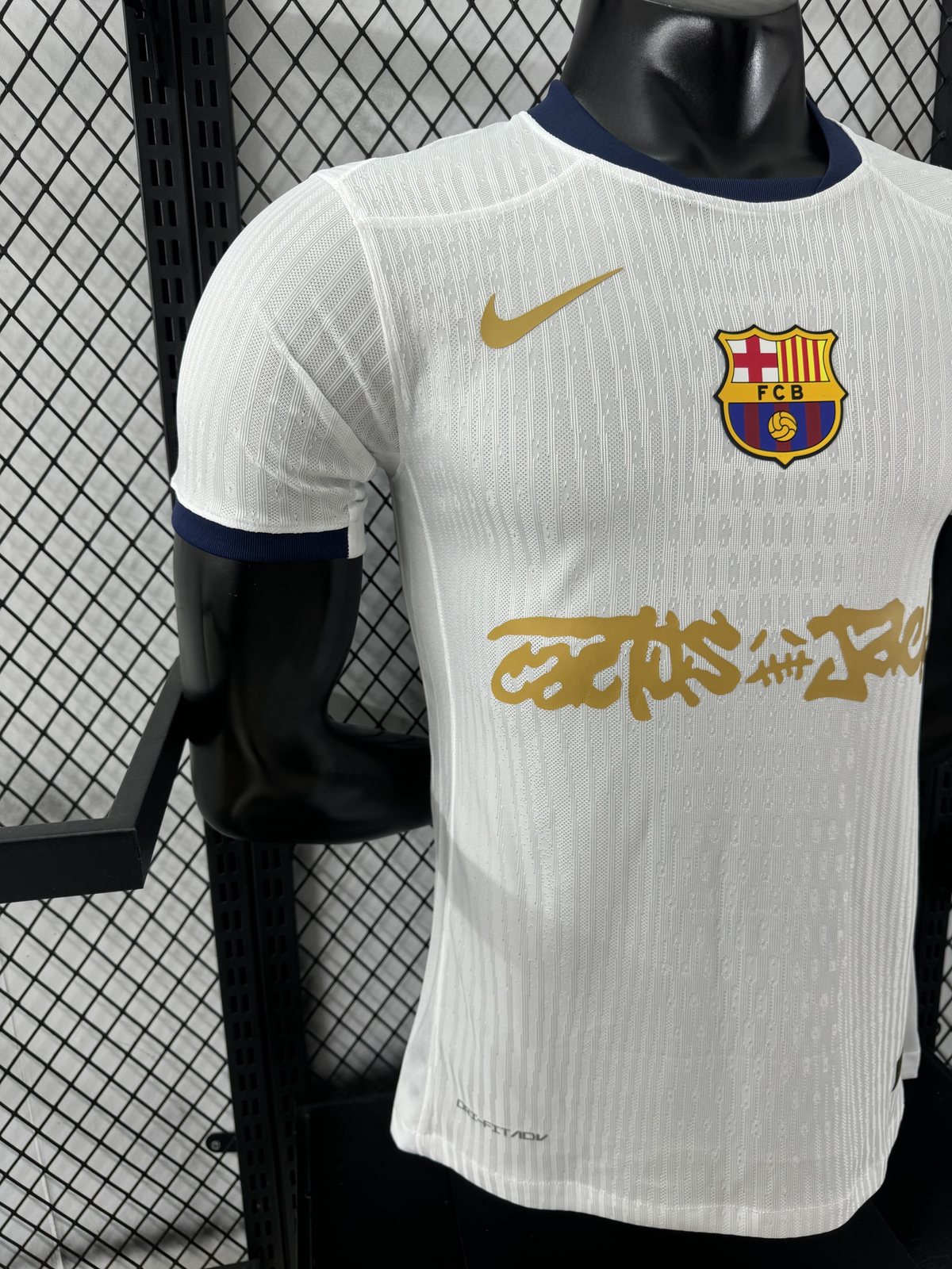 2025-26 Barcelona Special White Edition Jersey – Player Version