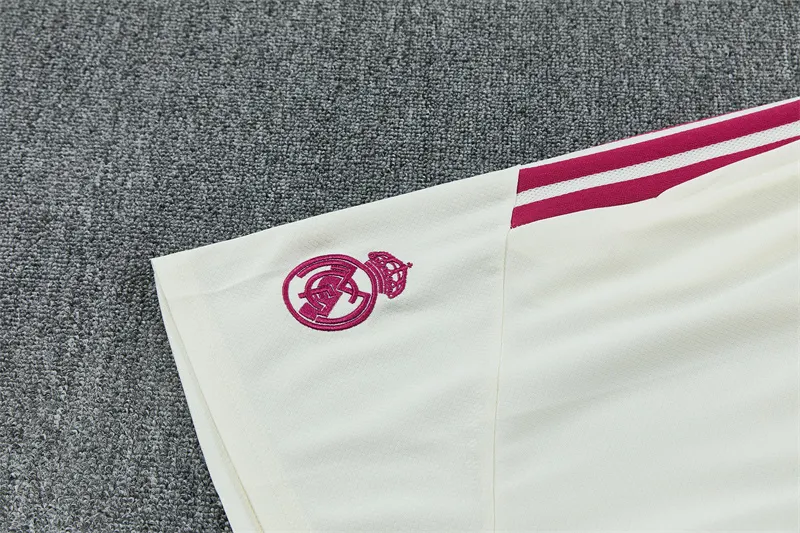 2026-27 Real Madrid Beige Short-Sleeve Training Jersey