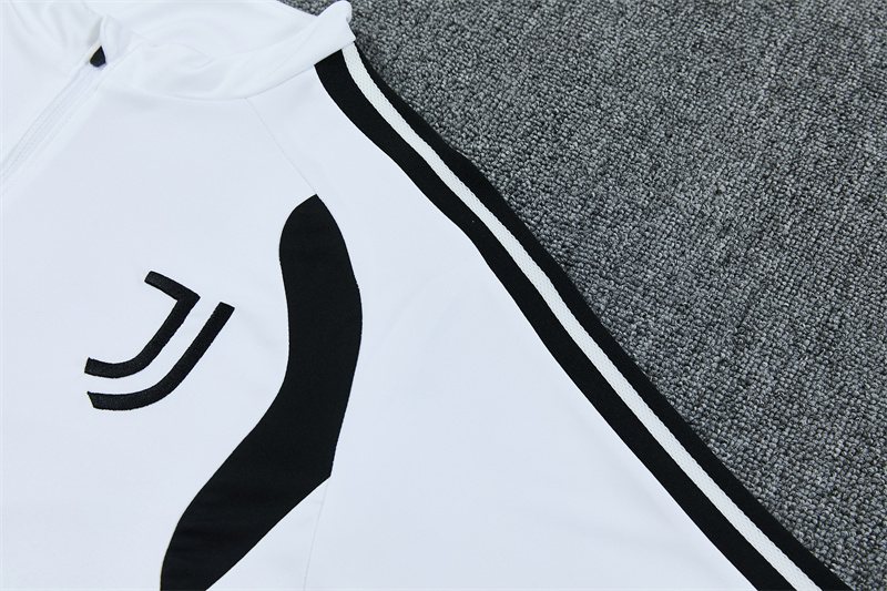 2026-27 Juventus White Half-Zip Long-Sleeve Training Kit