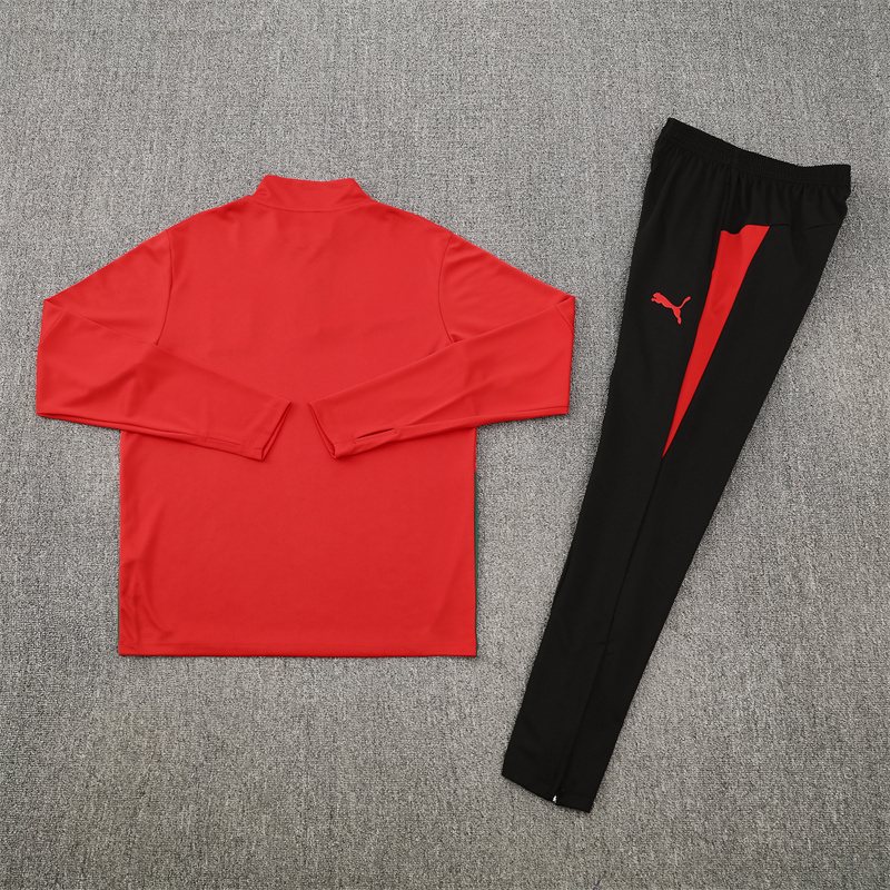 2025-26 Portugal Red Half-Zip Training Jersey
