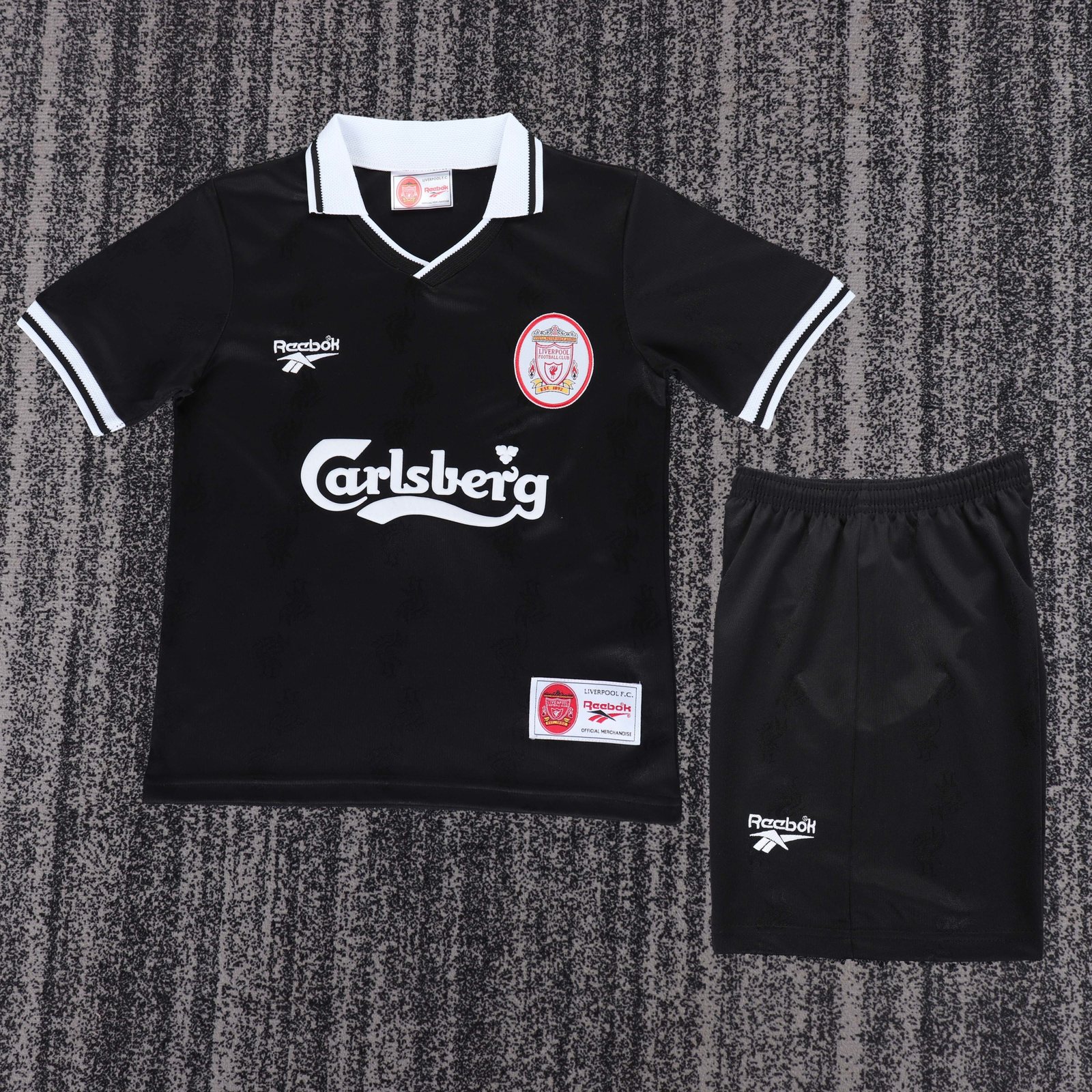 1996-97 Liverpool Second Away Retro Kit - Kids