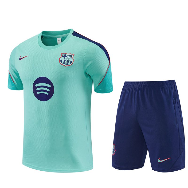 2026-27 Barcelona light blue short-sleeved training jersey