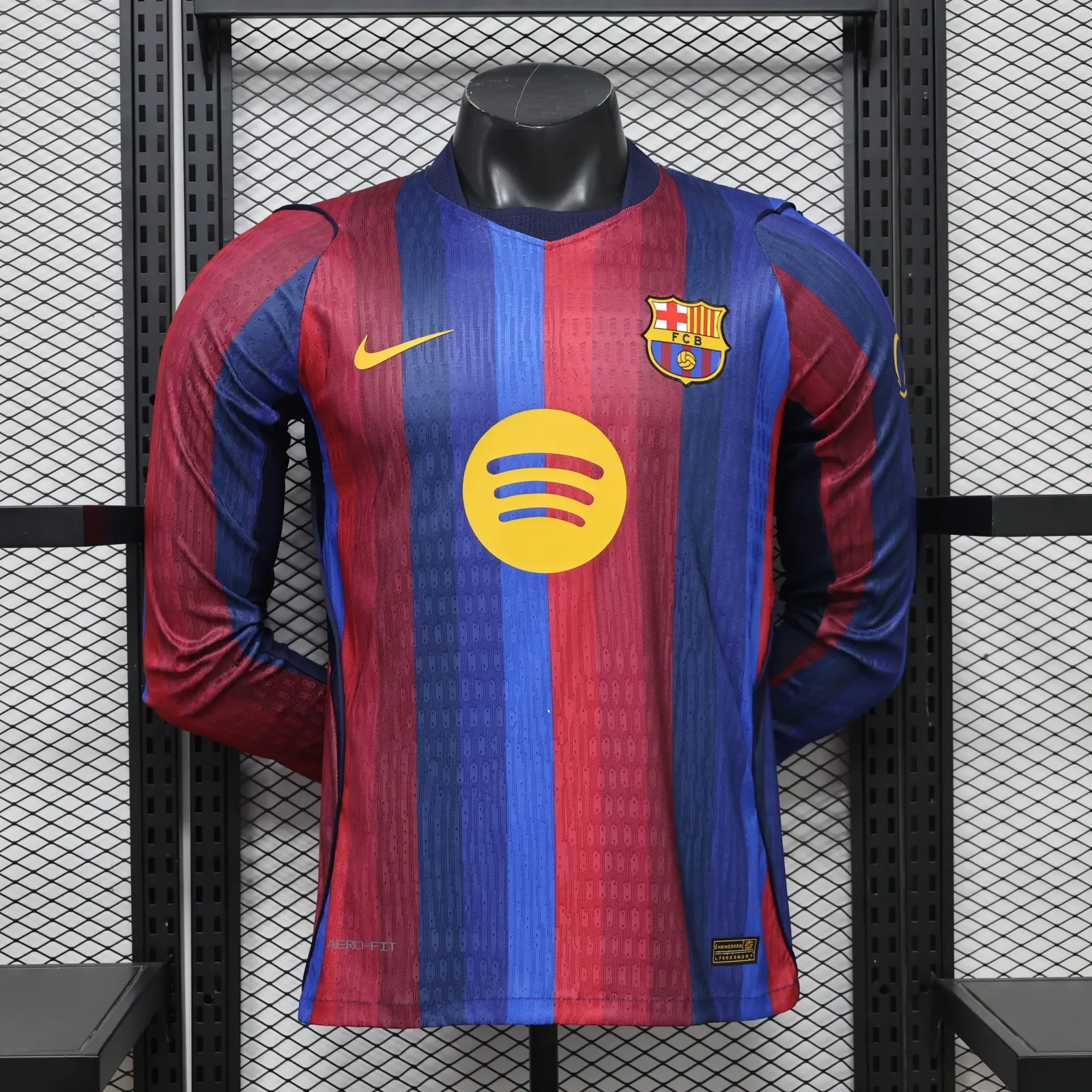2026-27 Barcelona Home Long-Sleeve Jersey – Player Version
