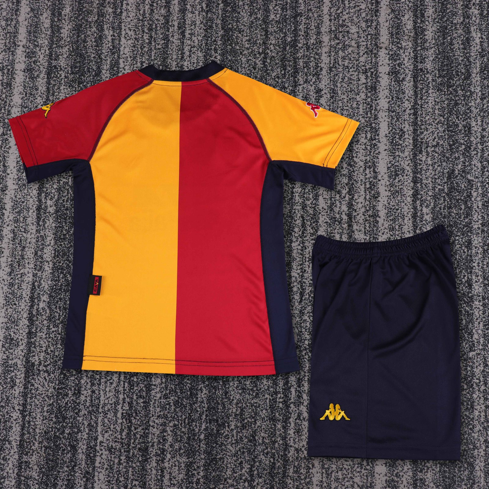 2000-01 Roma Home Retro Shirt - Kids