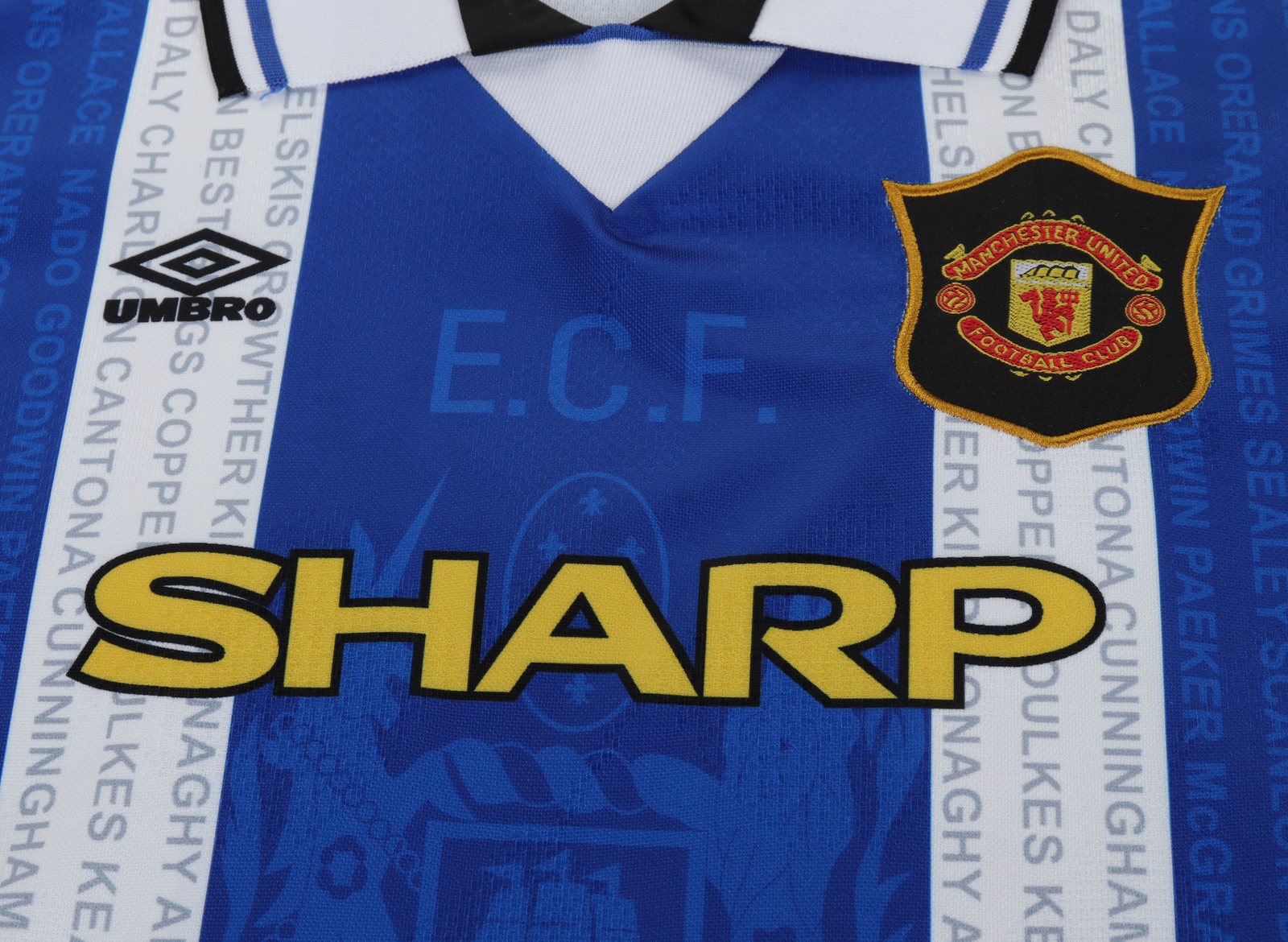 1994-96 Manchester United Second Away Retro Kit - Kids
