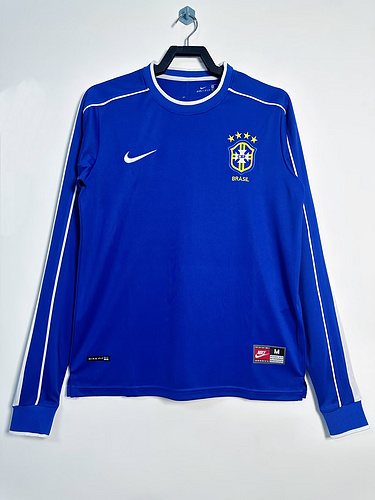1998 Brazil Away Long Sleeve Retro Jersey