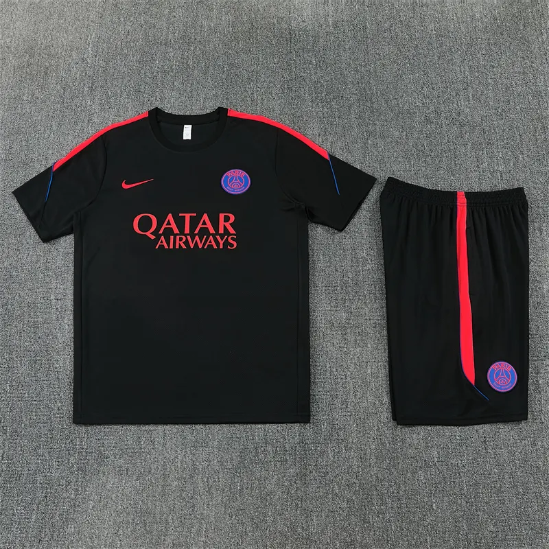 2026-27 Paris Black Short-Sleeve Training Jersey