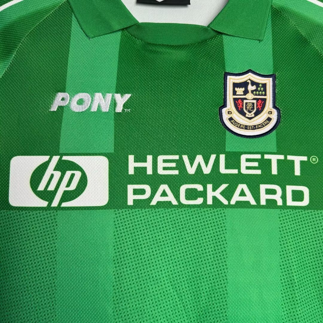 1997-99 Tottenham Hotspur Green Goalkeeper Long Sleeve Retro Shirt