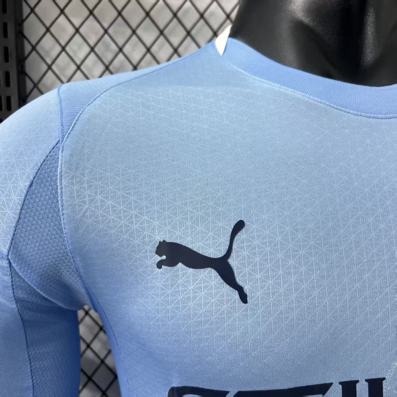 2025-26 Manchester City Home Long-Sleeve Jersey – Player Version