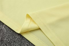 2025-26 Real Madrid Yellow Short Sleeve Training Jersey