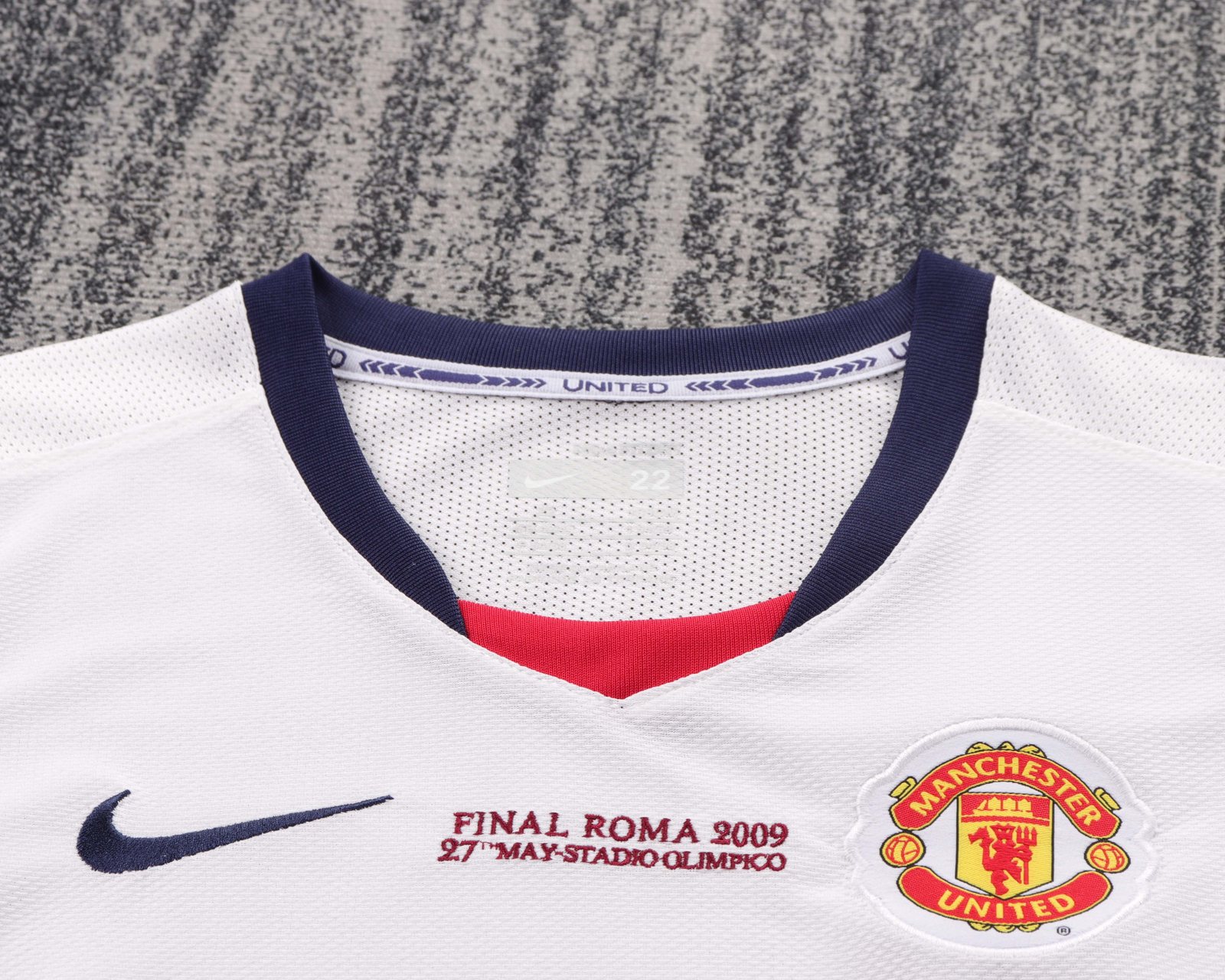 2008-09 Manchester United Away Retro Jersey (Champions League Edition) - Kids
