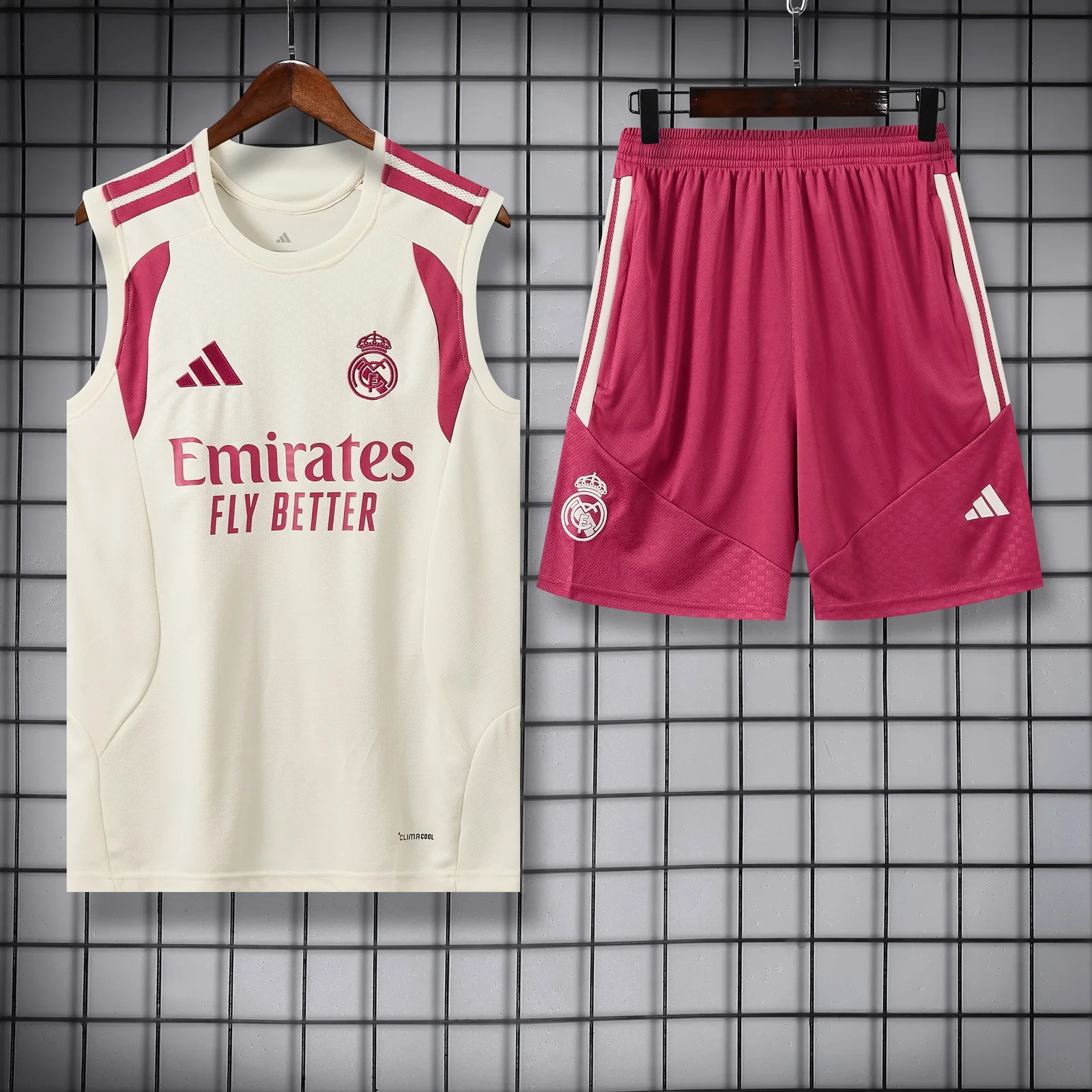 2026-27 Real Madrid Beige Training Jersey
