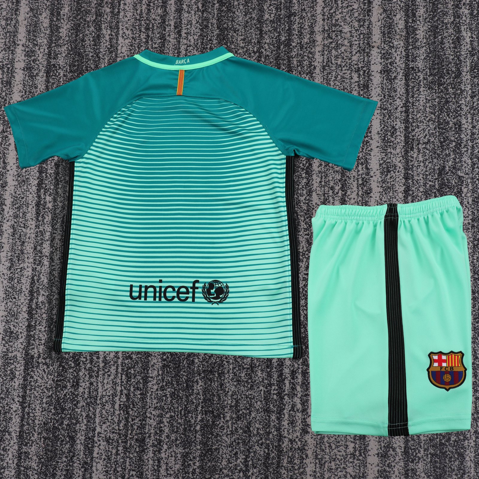 2016-17 Barcelona Second Away Retro Jersey - Kids