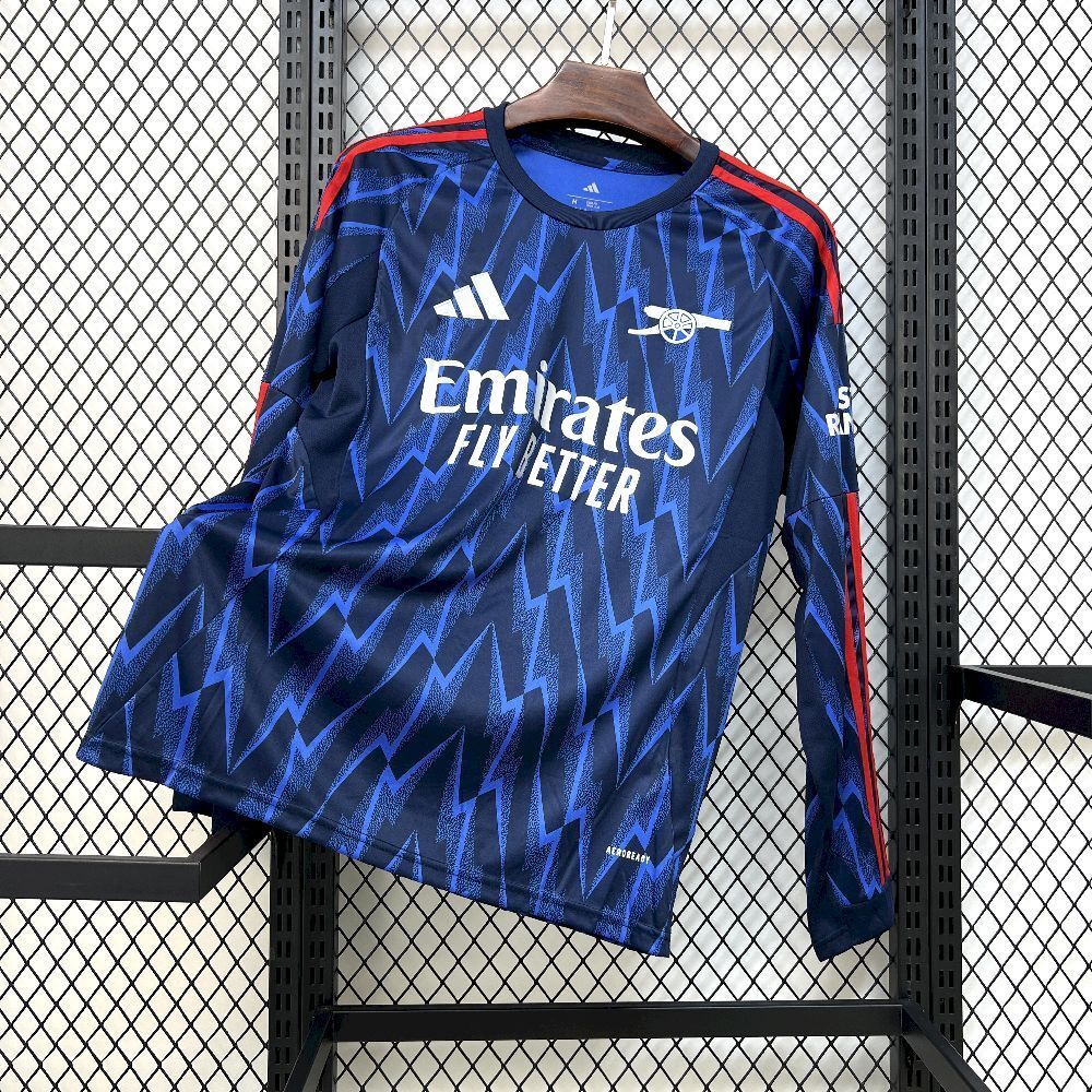 2025-26 Arsenal Away Long-Sleeve Kit - Fan Edition