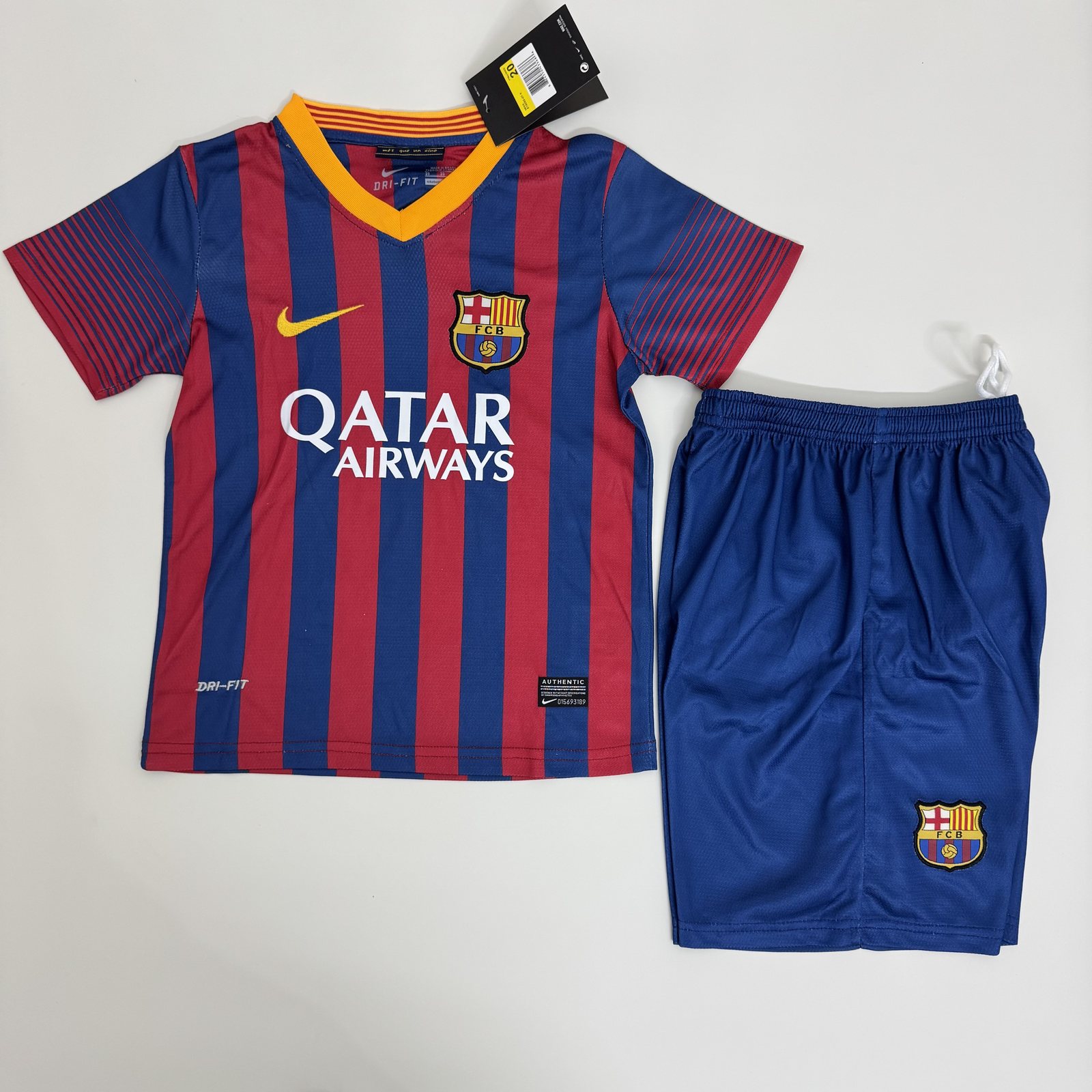 2013-14 Barcelona Home Retro Shirt - Kids