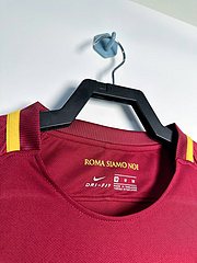 2017-18 Roma Home Long Sleeve Retro Jersey