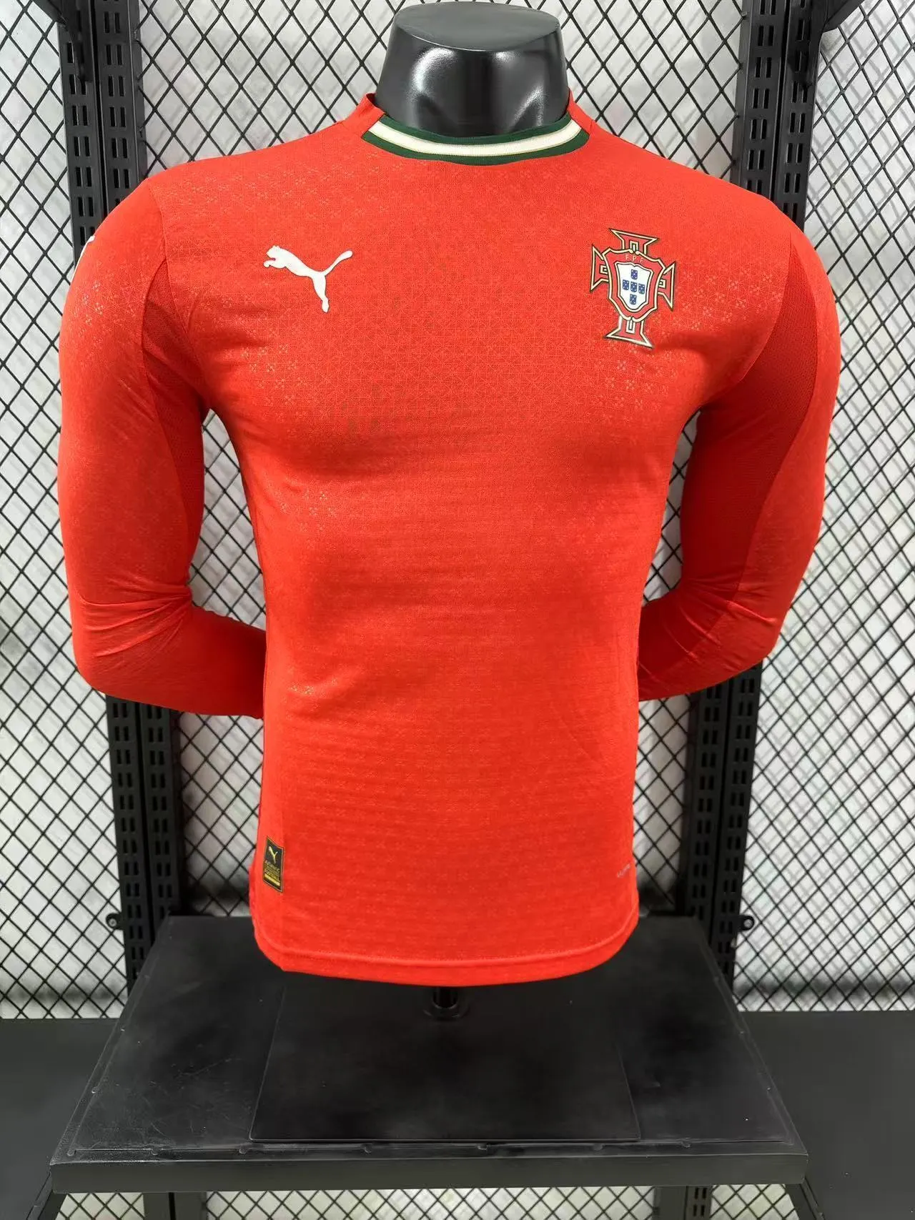 2025-26 Portugal Home Long-Sleeve Jersey - Player Version