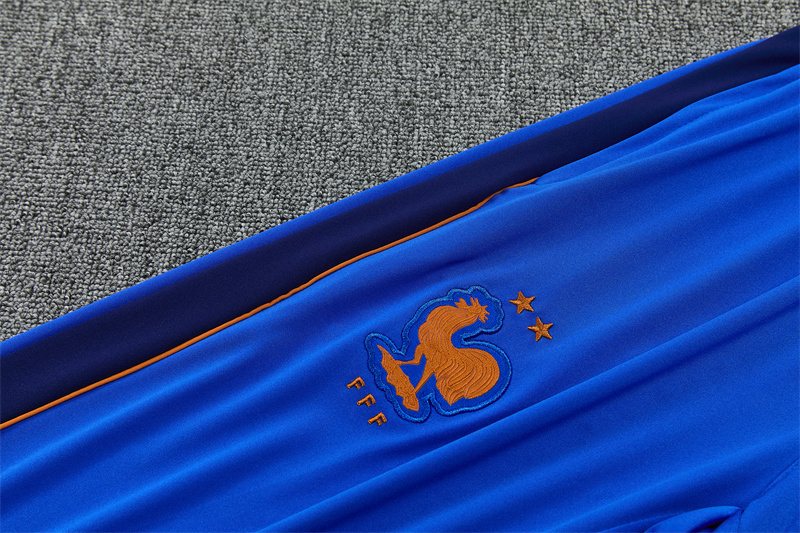 2026-27 France Blue Half-Zip Training Jersey