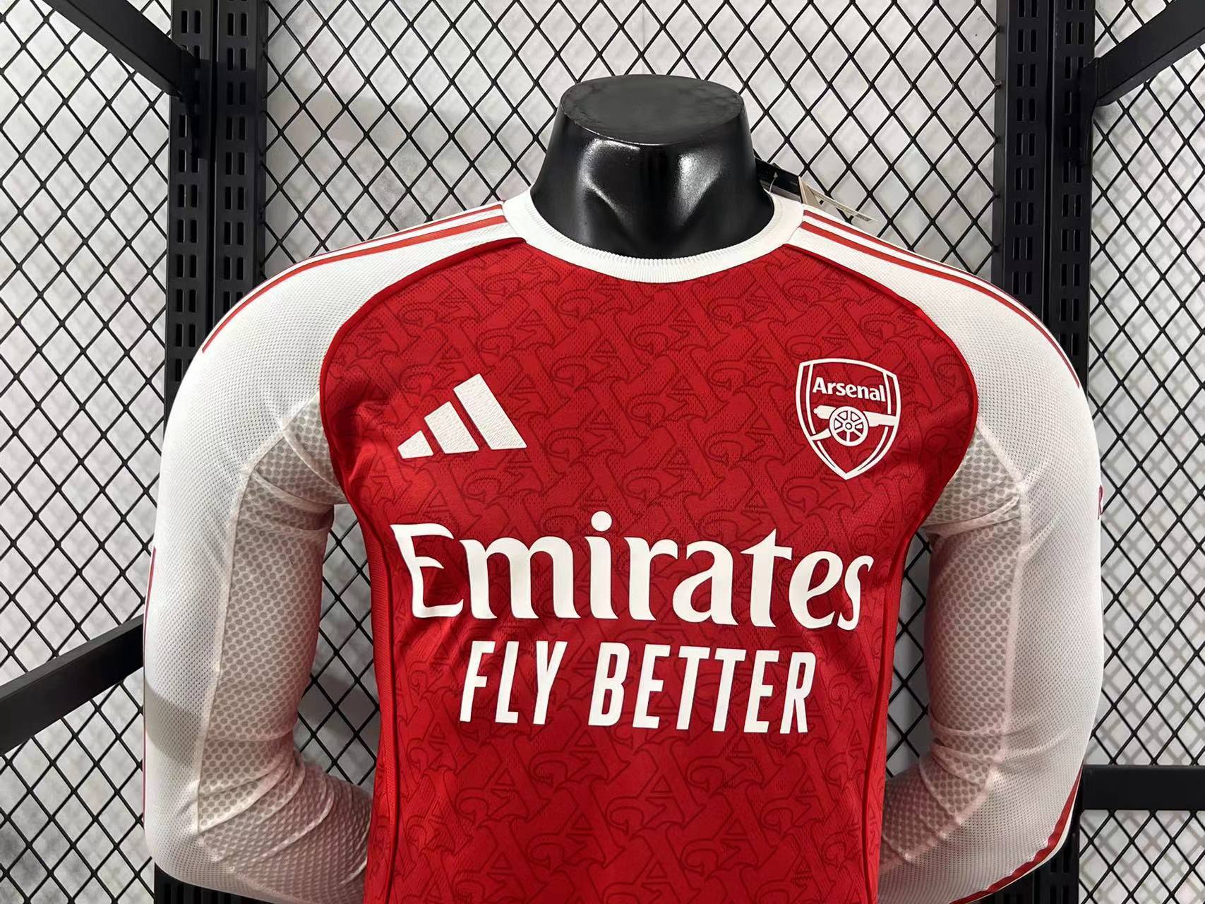 2025-26 Arsenal Home Long-Sleeve Jersey – Player Version
