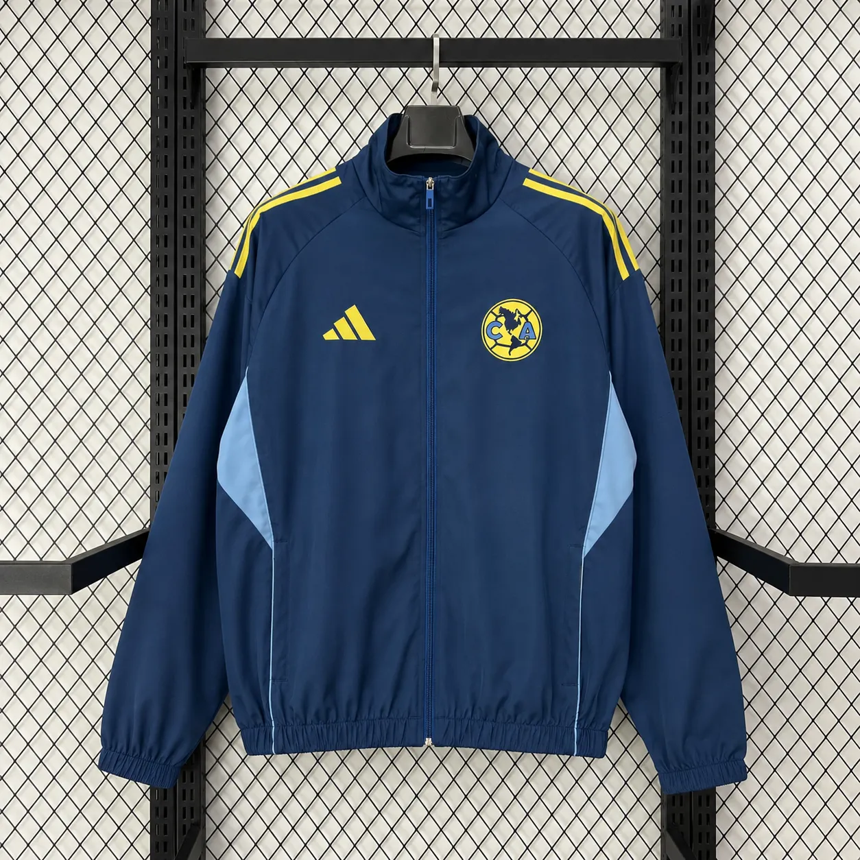 2025-26 Cougars Blue Training Waterproof Windbreaker