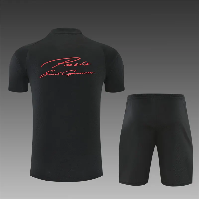 2026-27 Paris Black Short-Sleeve Training Jersey