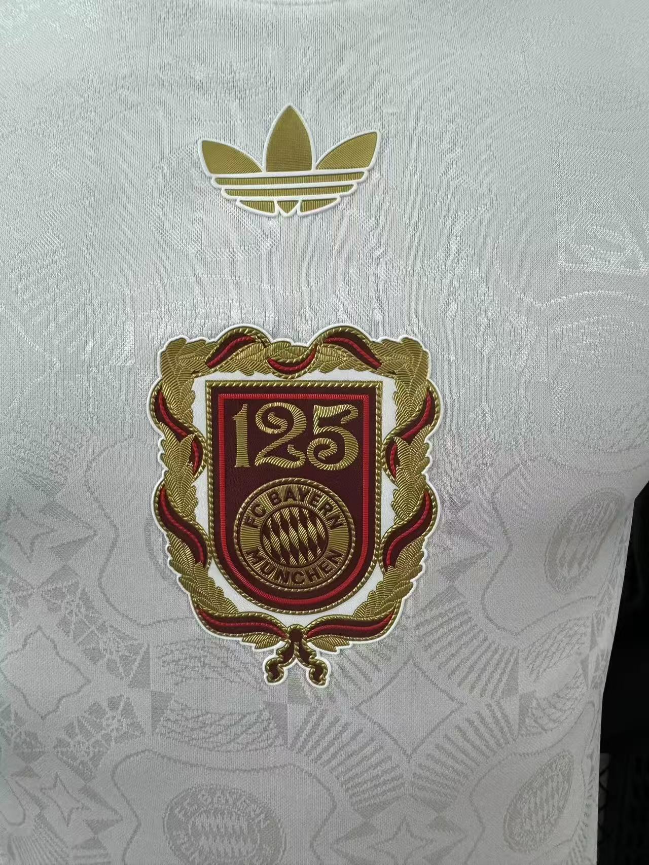 2025-26 Bayern Munich 125th Anniversary White Jersey – Player Version