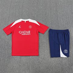 2025-26 Paris Saint-Germain Red Short-Sleeve Training Jersey