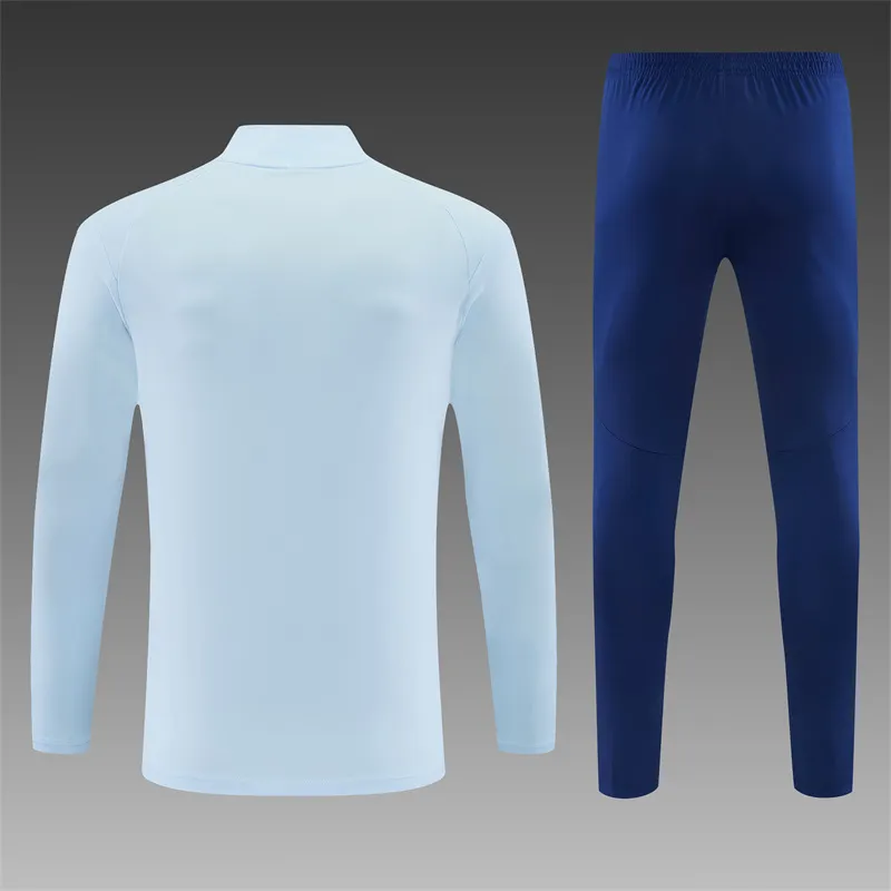 2026-27 Manchester City Light Blue Half-Zip Training Kit