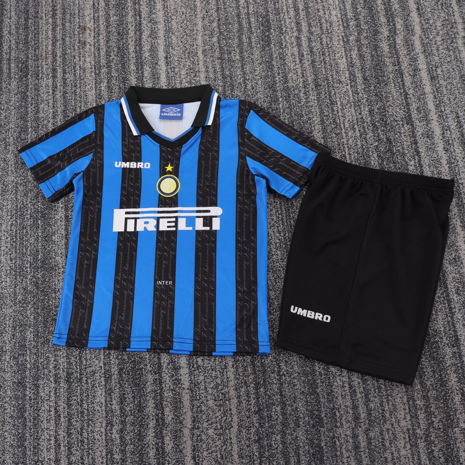 1997-98 Inter Milan Home Retro Shirt - Kids Sizes
