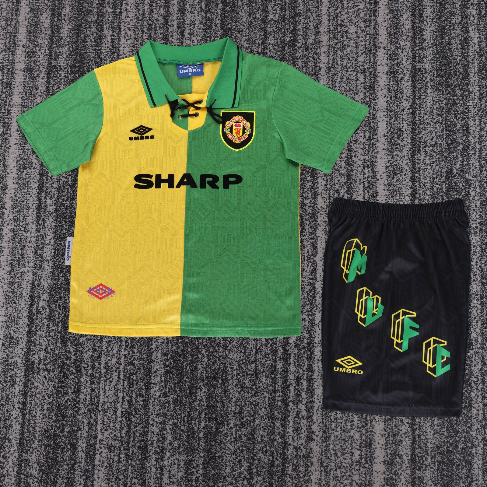 1992-94 Manchester United Away Retro Jersey - Kids