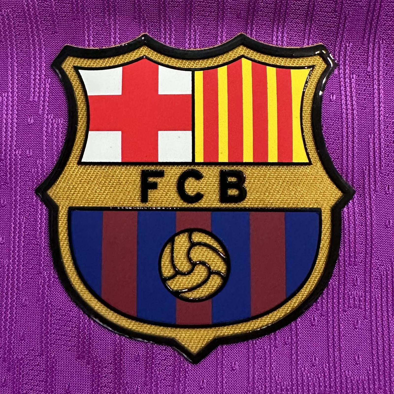 2025-26 Barcelona Purple Training Jersey - Player Version