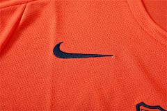 2025-26 Barcelona Orange T90 Short Sleeve Training Jersey