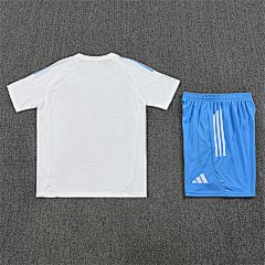 2025-26 Real Madrid White Short-Sleeved Training Jersey