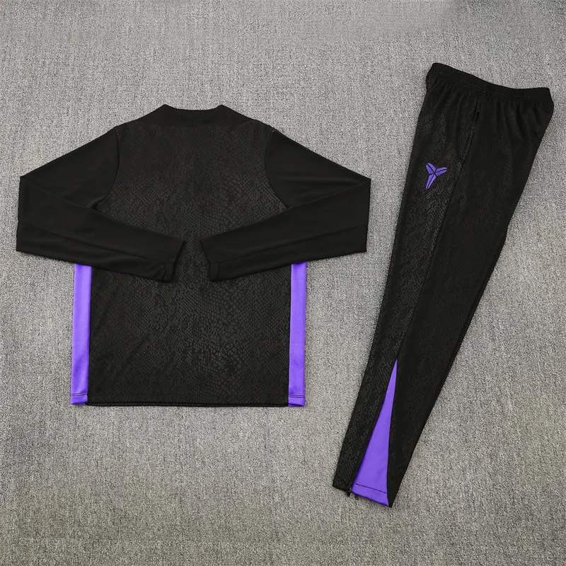 2025-26 Barcelona Black Half-Zip Training Jersey
