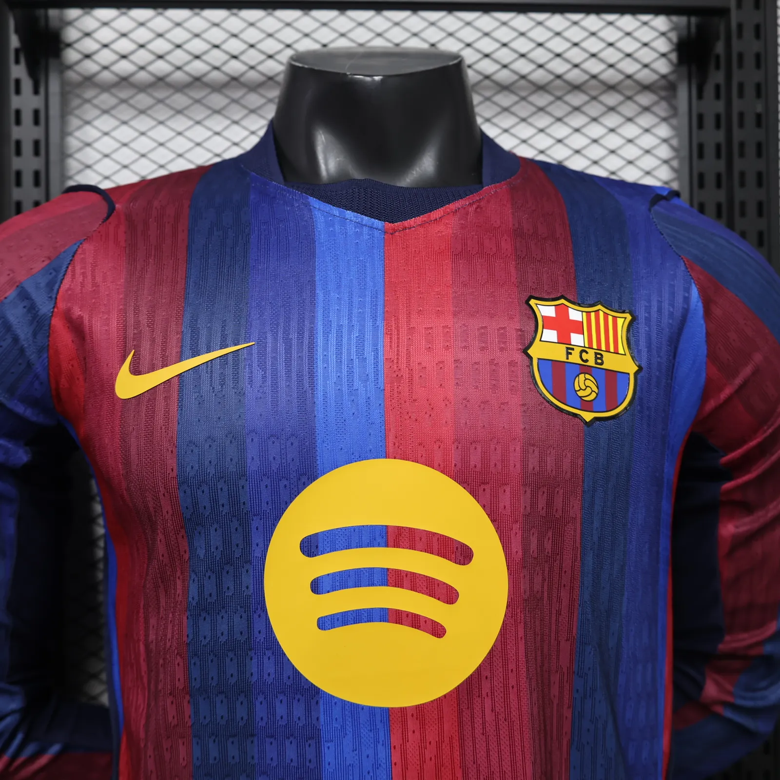 2026-27 Barcelona Home Long-Sleeve Jersey – Player Version