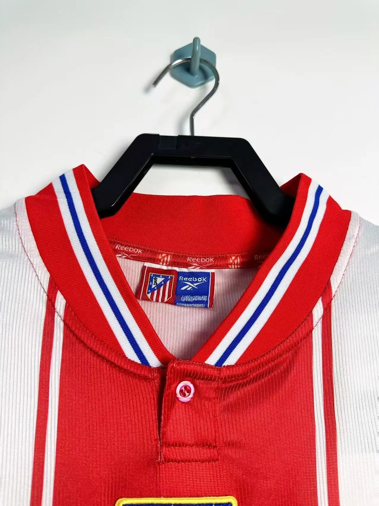1999–00 Atlético Madrid Home Retro Jersey