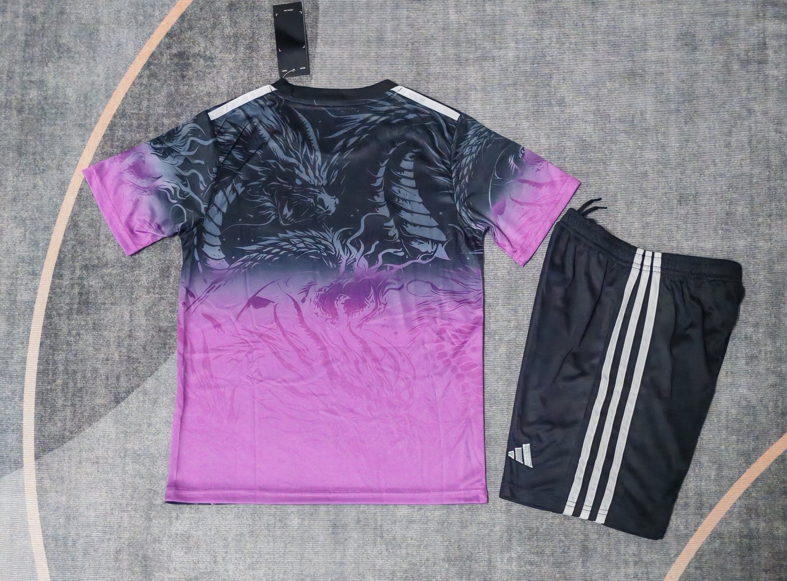 2025-26 Real Madrid "Black, Pink & Dragon" Jersey – Kids' Edition