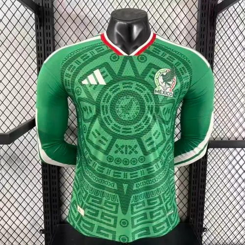 2026-27 Mexico Home Long-Sleeve Jersey - Player Version
