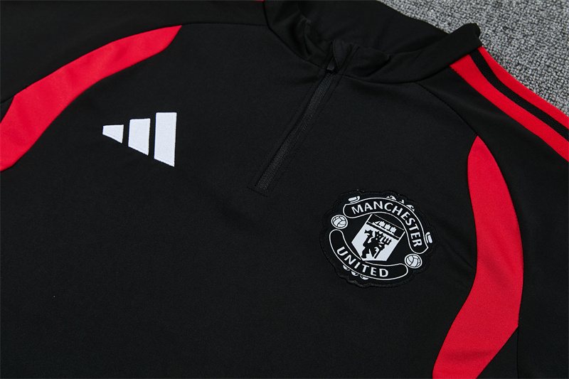 2026-27 Manchester United Black Half-Zip Training Kit