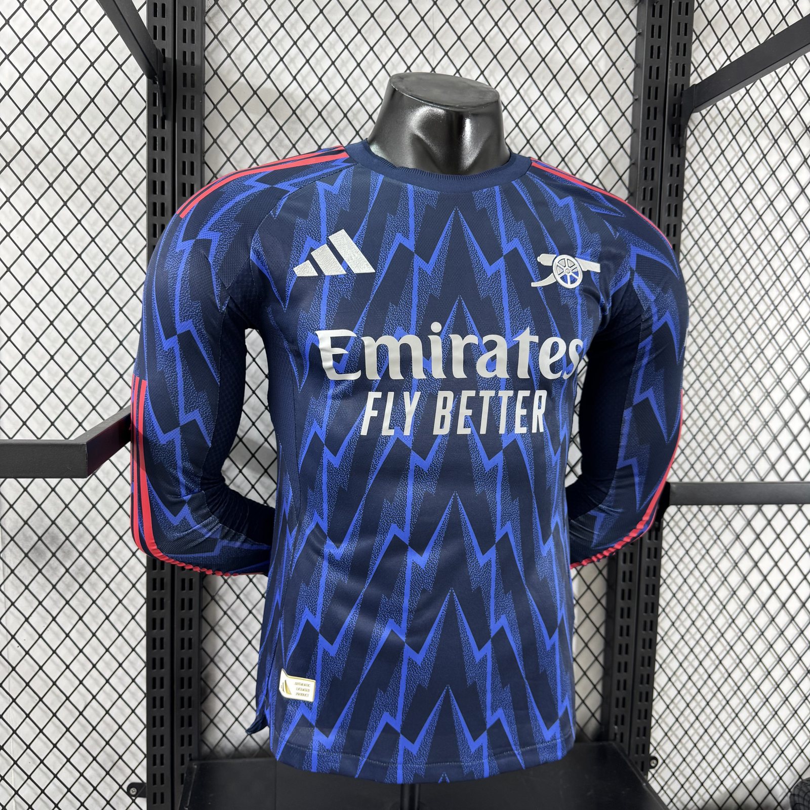 2025-26 Arsenal Away Long-Sleeve Jersey – Player Version
