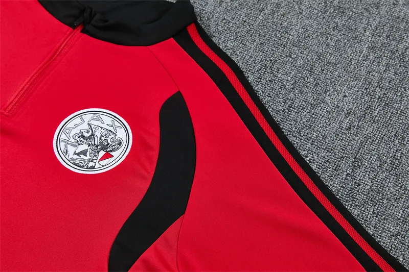 2026-27 Ajax Red Half-Zip Training Kit