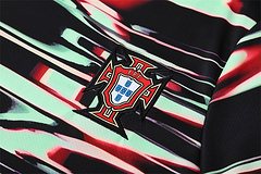 2025-26 Portugal Green and Black [Camouflage] Short Sleeve Training Jersey