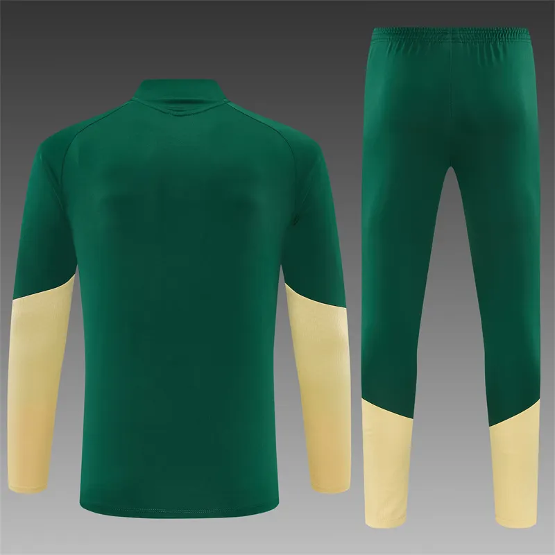 2026-27 Real Madrid Green Half-Zip Training Jersey