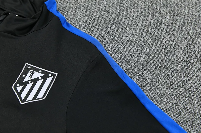 2026-27 Atlético Madrid Black Half-Zip Training Jersey