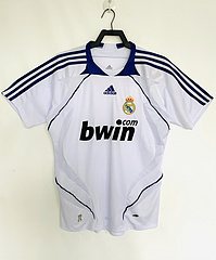 2007-08 Real Madrid Home Retro Jersey