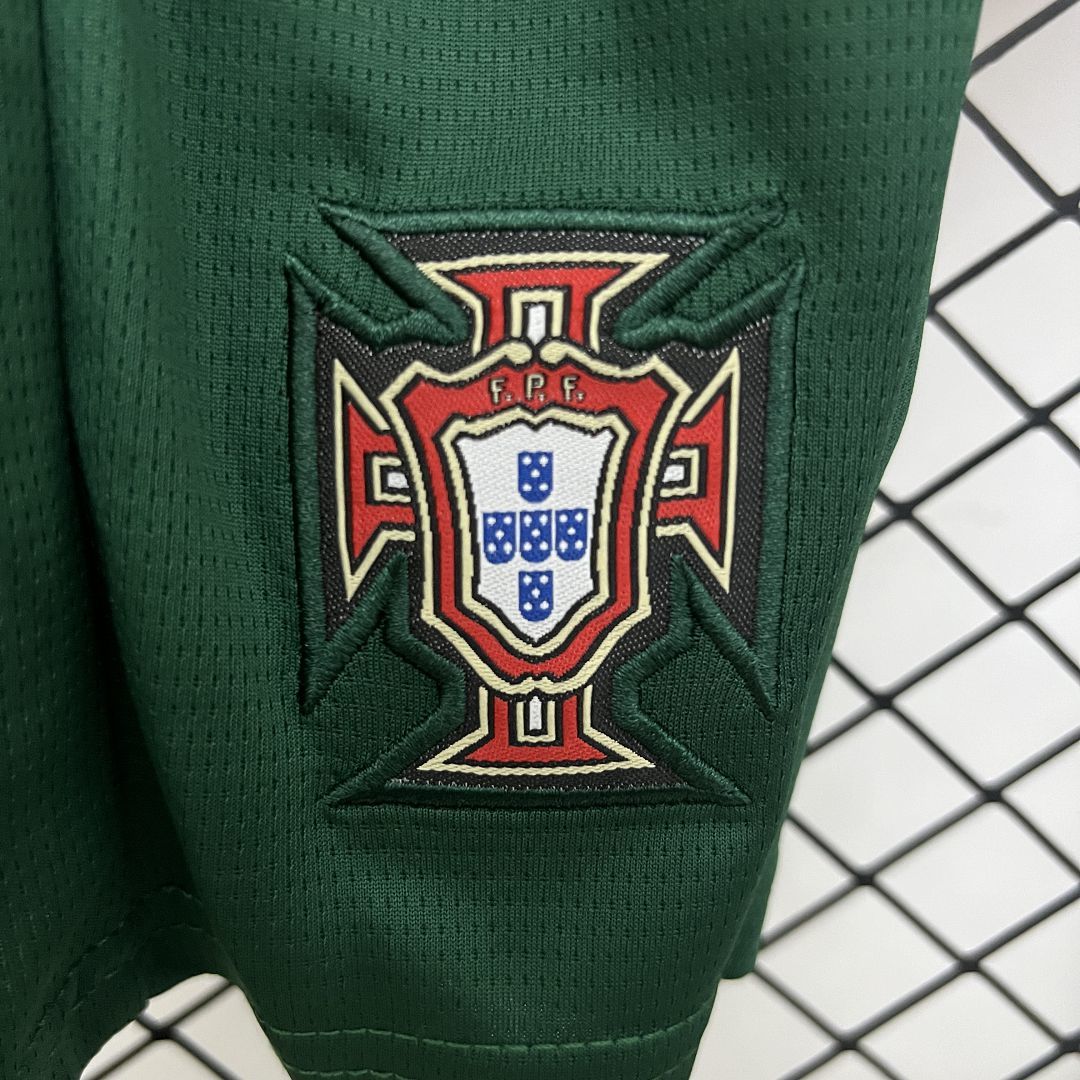 2025-26 Portugal Home Long Sleeve Shirt - Kids