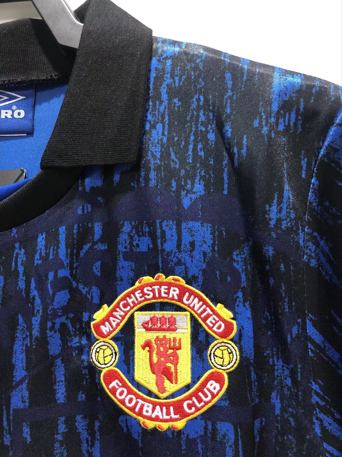 1993 Manchester United black retro jersey