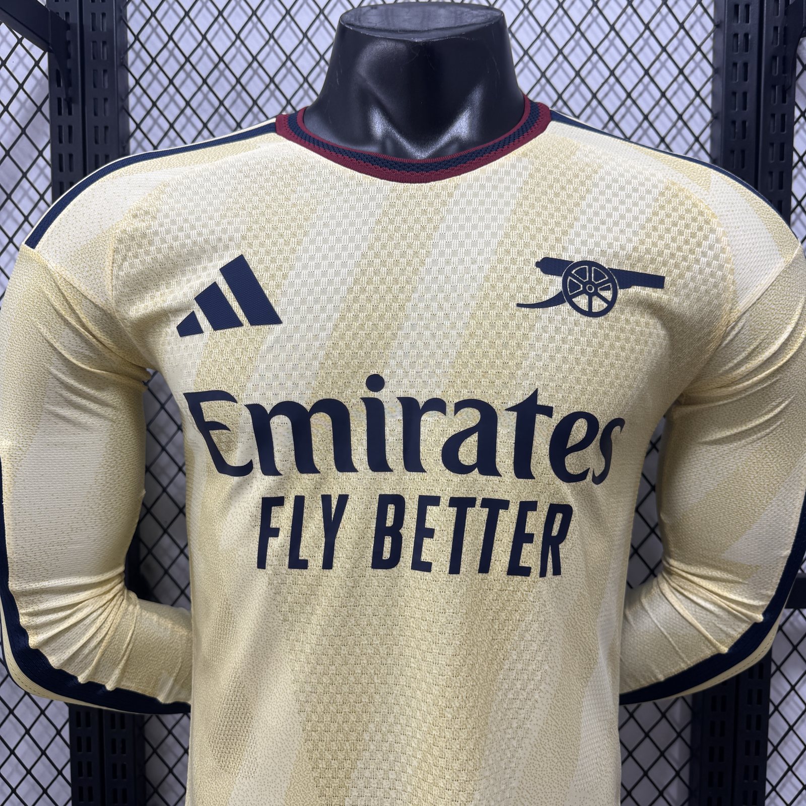 2026-27 Arsenal Second Away Long-Sleeve Kit - Player Version