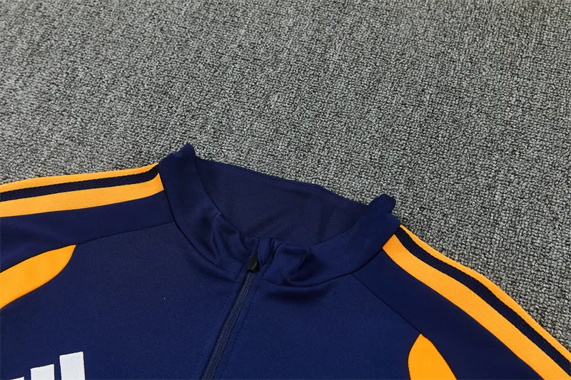 2026-27 Real Madrid Royal Blue Half-Zip Training Jersey